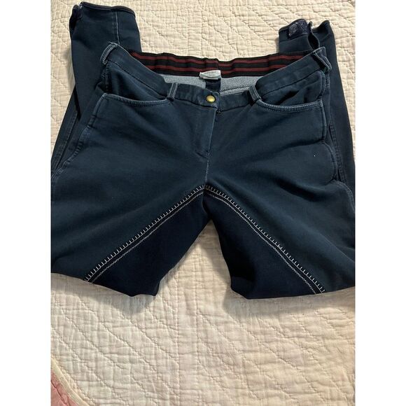 Equestrian Navy Blue Pants‎ Riding Pants Horse Size 30L - Picture 1 of 7